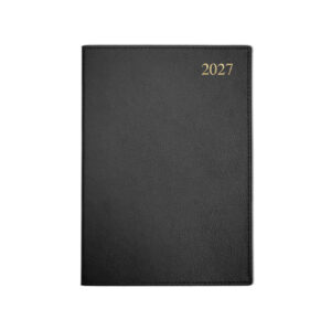 Chelsea Luxury A5 Desk Diary - White Paper - Day per Page