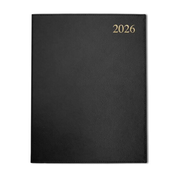 Chelsea Luxury Quarto Diary - Cream Paper - Week to View