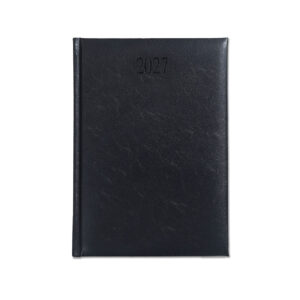 FineGrain A5 Desk Diary - White Paper - Week to View