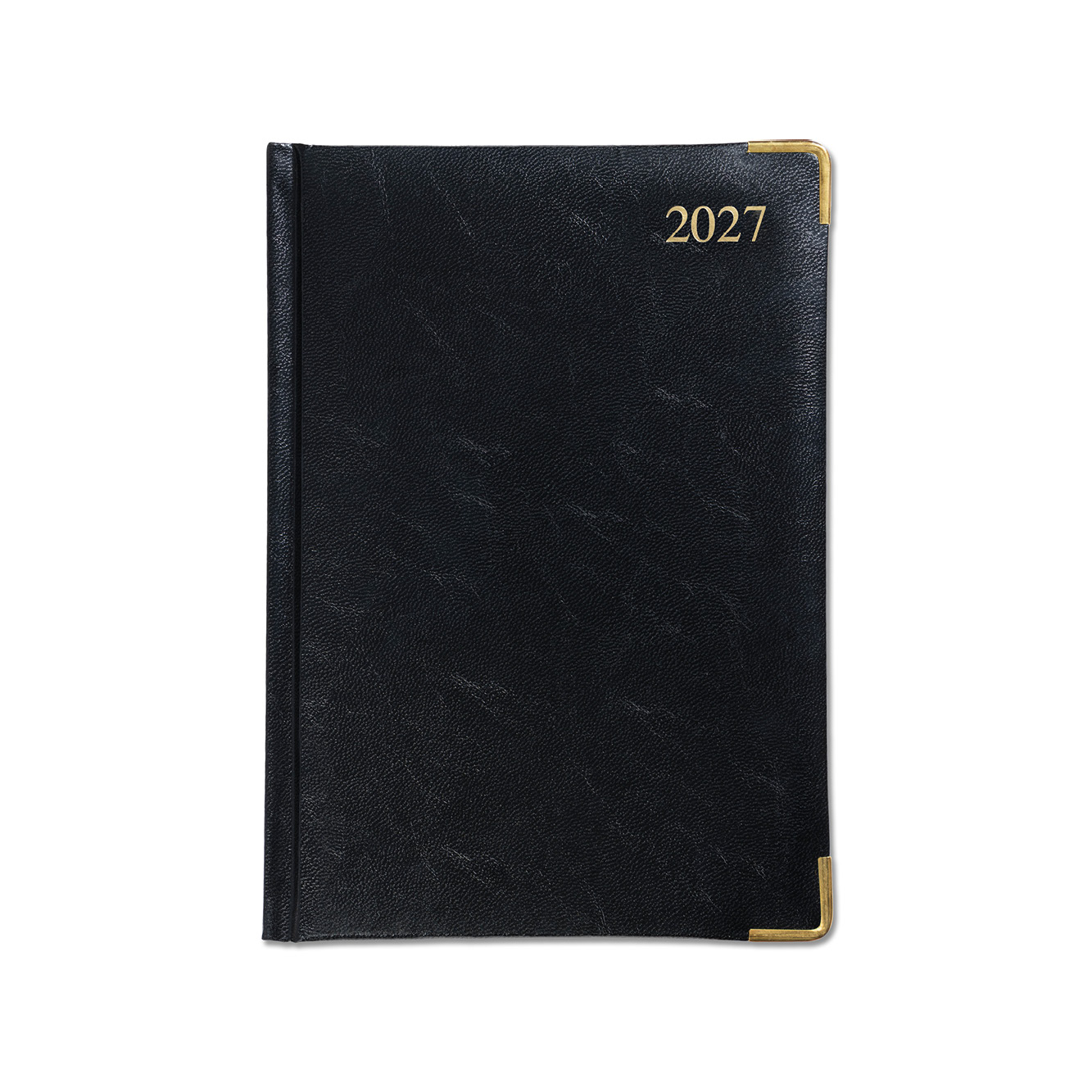 Deluxe FineGrain A5 Desk Diary - Cream Paper - Day per Page - Image 2